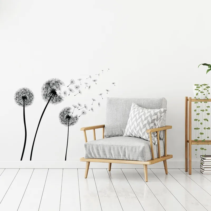 Komplet naklejek ściennych Ambiance Flying Dandelions Bonami Ekspresowa dostawa