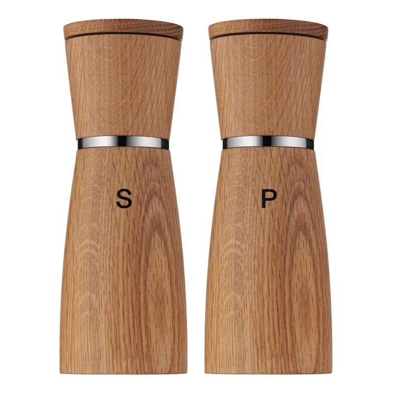 Ostatnie sztuki Komplet 2 ceramicznych młynków do soli i pieprzu WMF Nature Bonami