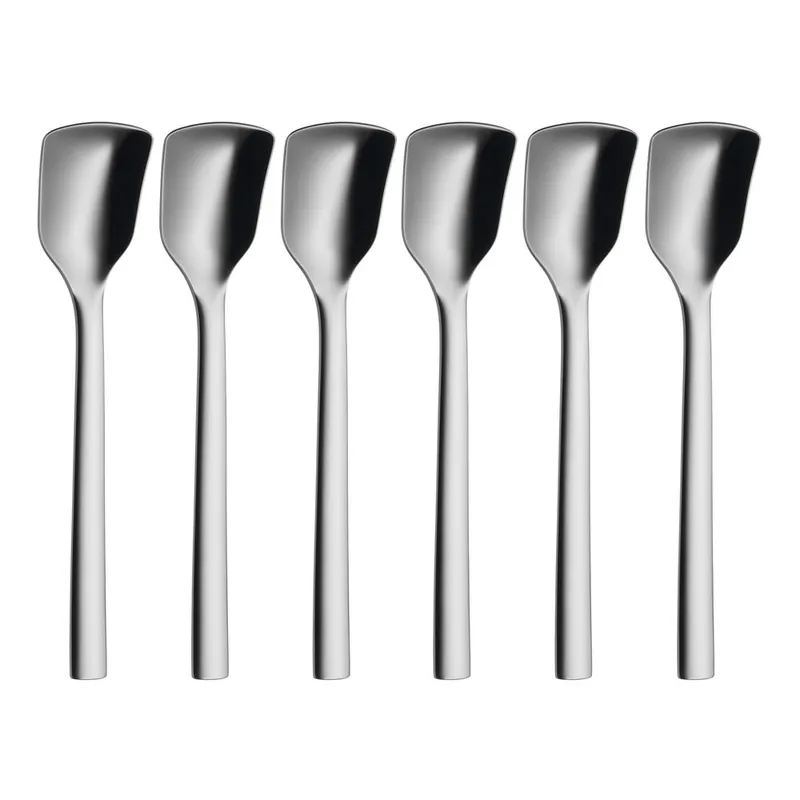 Bestseller Komplet 6 łyżeczek do lodów ze stali nierdzewnej Cromargan® WMF, dł. 14 cm Bonami