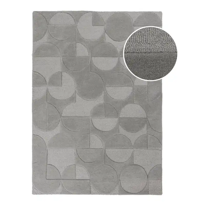 Hit sprzedaży Szary wełniany dywan Flair Rugs Gigi, 120x170 cm Bonami