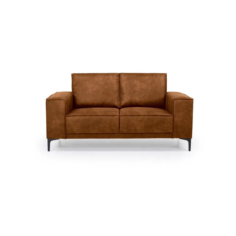 Koniakowa sofa z imitacji skóry 164 cm Copenhagen – Scandic Bonami Tylko dziś