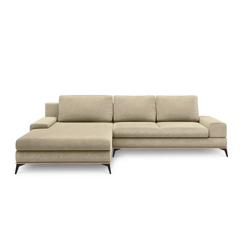 Bezpieczne zakupy Beżowy rozkładany narożnik Windsor & Co Sofas Planet, lewostronny Bonami