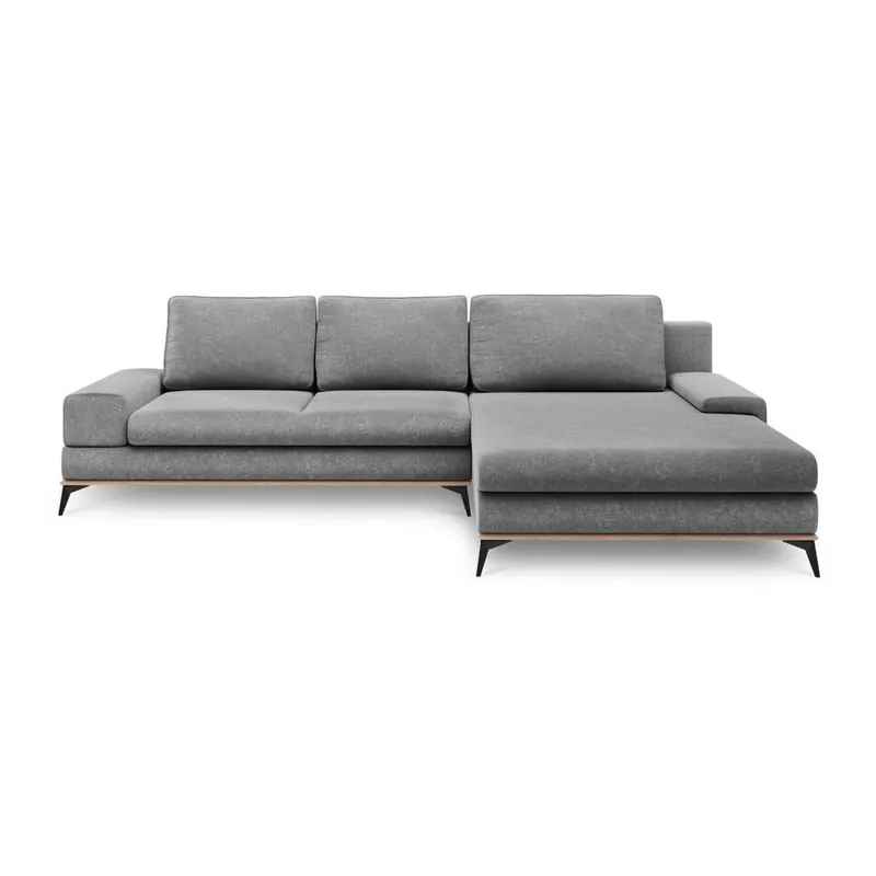 Szary rozkładany narożnik Windsor & Co Sofas Planet, prawostronny Bonami Ostatnia szansa