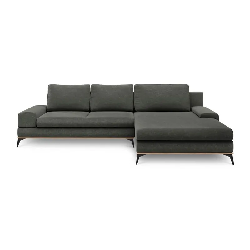 Ciemnoszary rozkładany narożnik Windsor & Co Sofas Planet, prawostronny Bonami Wybór klientów
