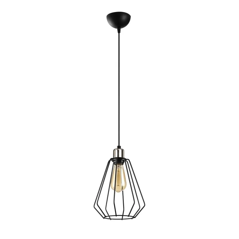 Najlepsza cena Czarna metalowa lampa wisząca Opviq lights Mando Bonami