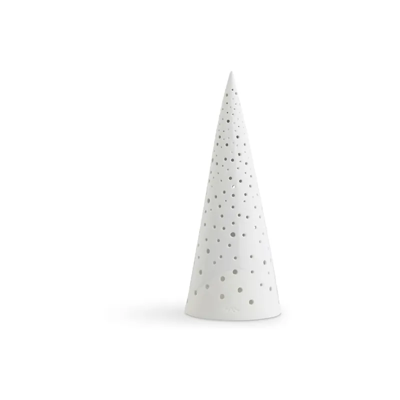 Oferta Biały świąteczny świecznik z porcelany kostnej Kähler Design Nobili, wys. 30 cm Bonami