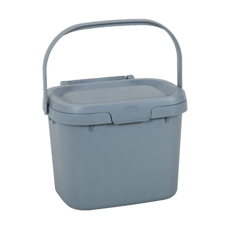 Szary pojemnik na odpadki organiczne z pokrywką z tworzywa z recyklingu Addis Eco Range Bonami Zamów teraz