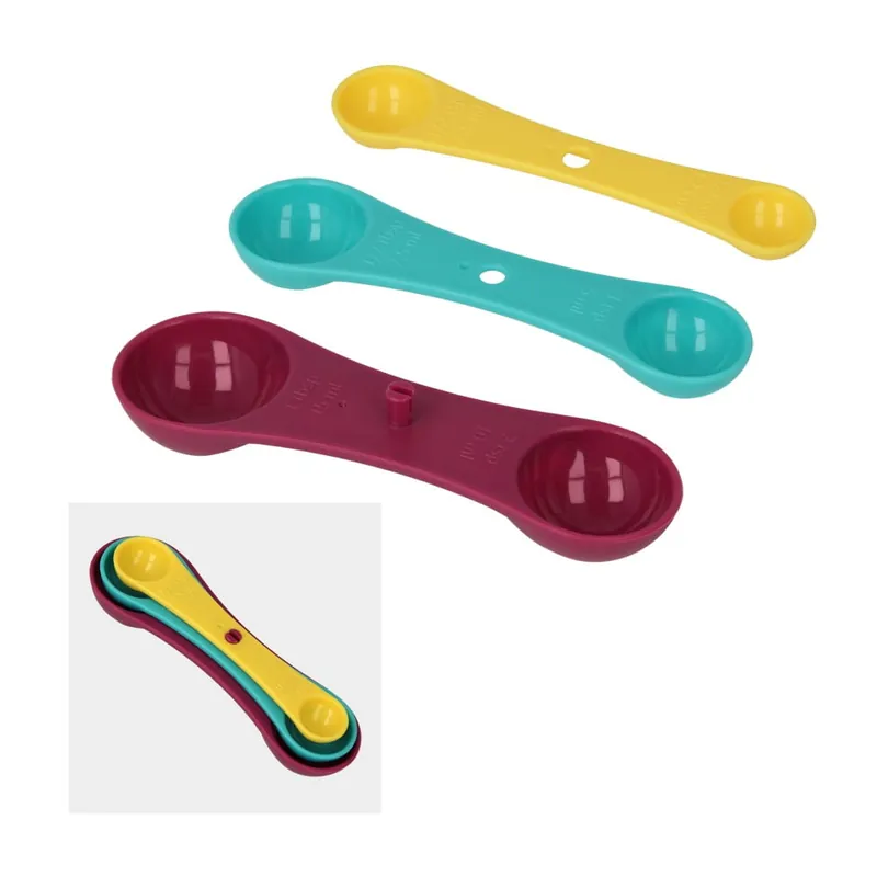 Wysoka jakość Zestaw 3 kolorowych miarek Metaltex Spoons Bonami