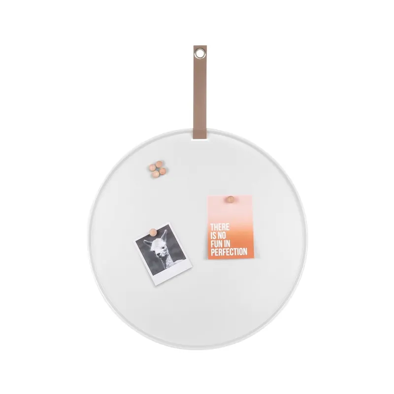 Dodaj do koszyka Biała tablica metalowa PT LIVING Perky, ø 50 cm Bonami