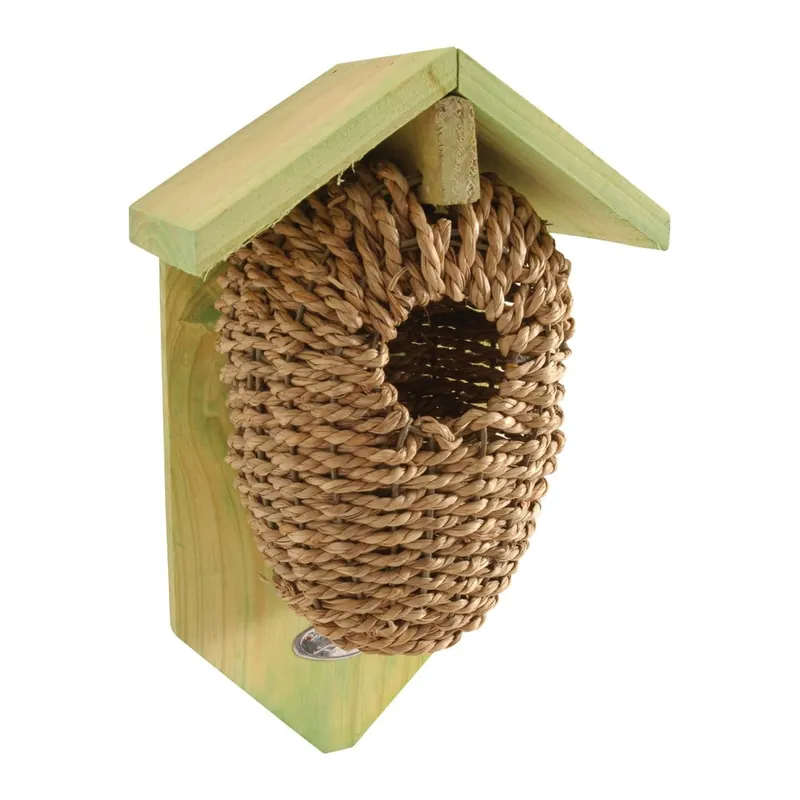 Super okazja Budka dla ptaków z trawy morskiej Esschert Design, wys. 26,2 cm Bonami
