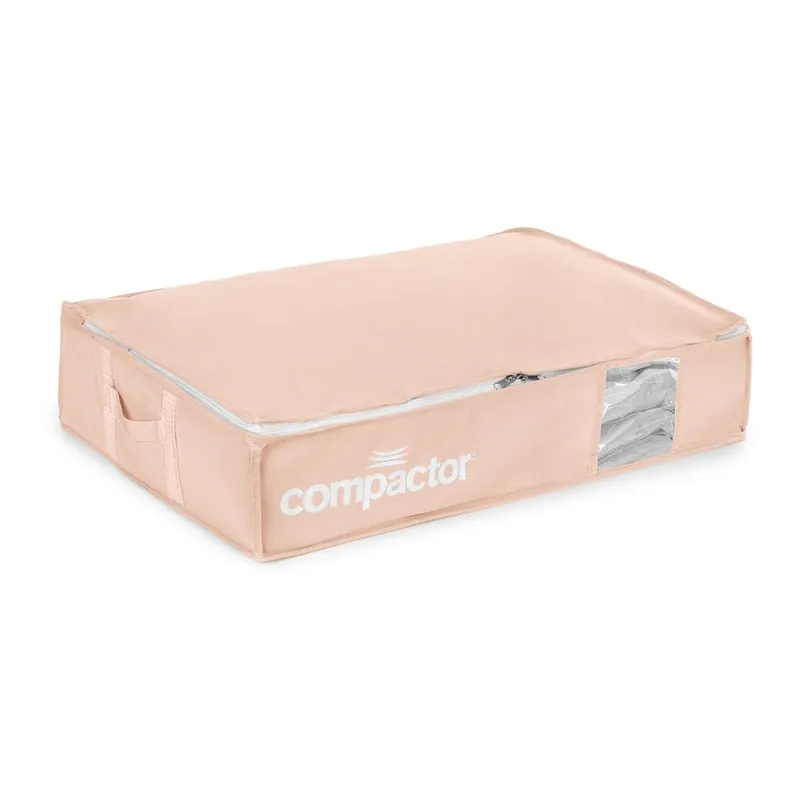 Cena promocyjna Plastikowy pojemnik próżniowy pod łóżko 65x45x15,5 cm Pink Edition – Compactor Bonami