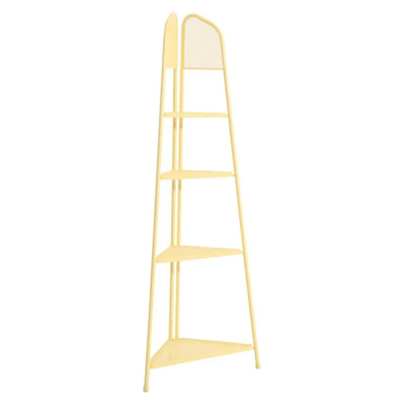 Kup online Żółta metalowa półka narożna na balkon Garden Pleasure MWH, wys. 180 cm Bonami