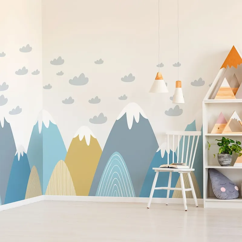 Oferta limitowana Naklejka ścienna Ambiance Scandinavian Giant Mountains Blanka Bonami