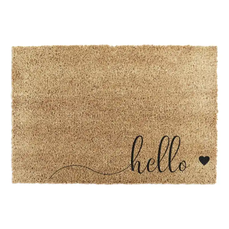 Wybór klientów Wycieraczka z włókna kokosowego 40x60 cm Hello Scribble – Artsy Doormats Bonami