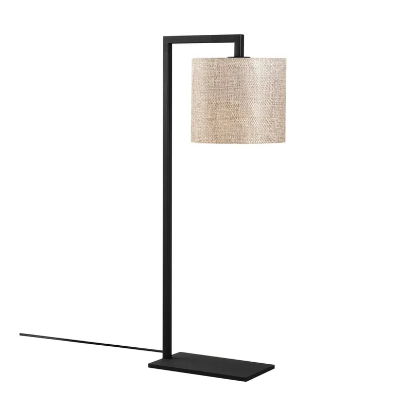 Czarno-beżowa lampa stołowa Opviq lights nafil Bonami Do wyczerpania zapasów