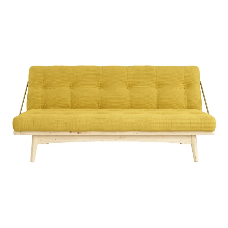 Tylko dziś Sofa rozkładana ze sztruksową tapicerką Karup Design Folk Raw/Honey Bonami