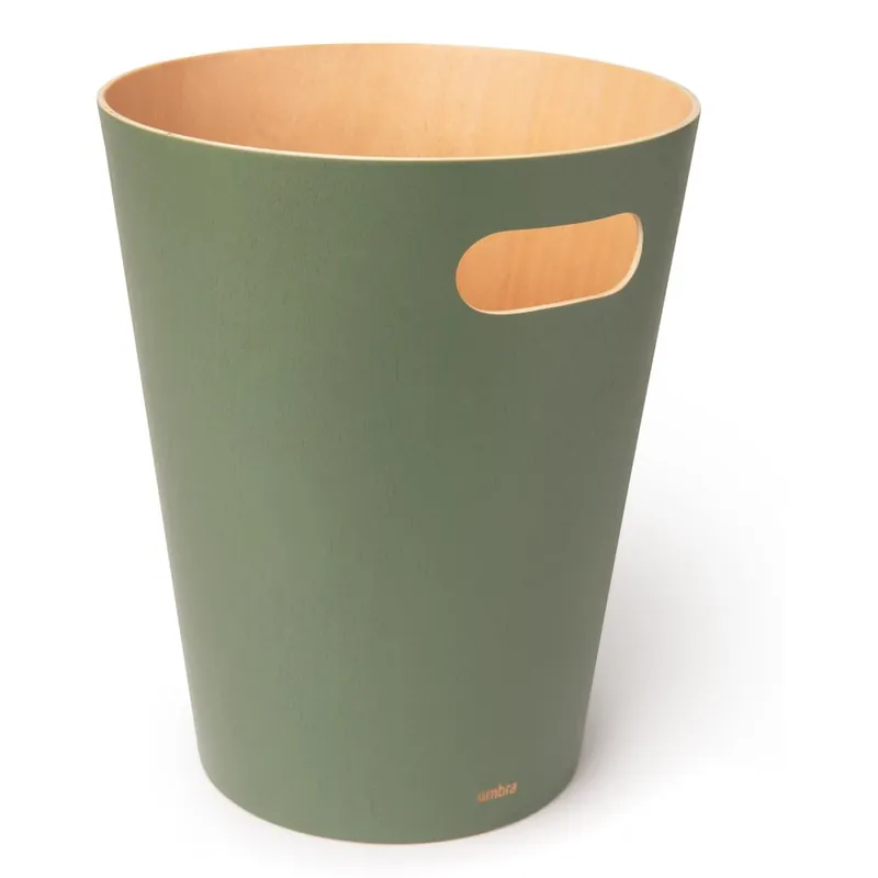 Niska cena Zielony biurowy kosz na śmieci 7,5 l Woodrow – Umbra Bonami