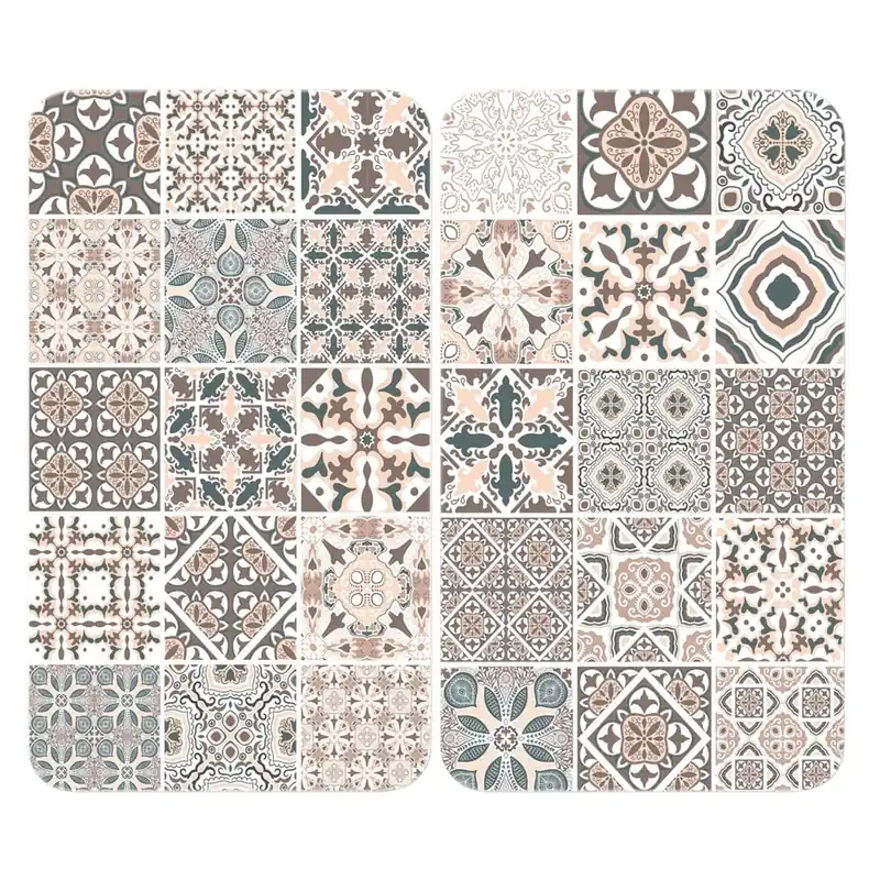 Bezpieczna płatność Zestaw 2 szklanych płyt ochronnych na kuchenkę Wenko Universal Tile Bonami