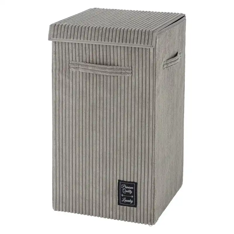 Oferta limitowana Szary kosz na pranie Wenko Cora, obj. 63 l Bonami