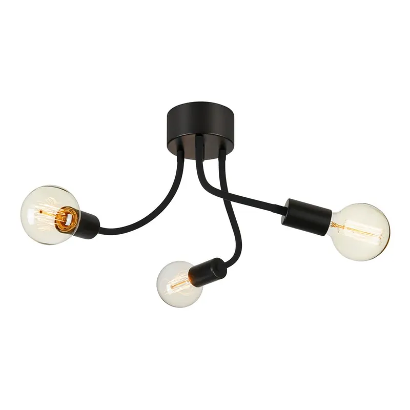 Czarna lampa sufitowa Markslöjd Medua Ceiling 3L Bonami Szybka wysyłka