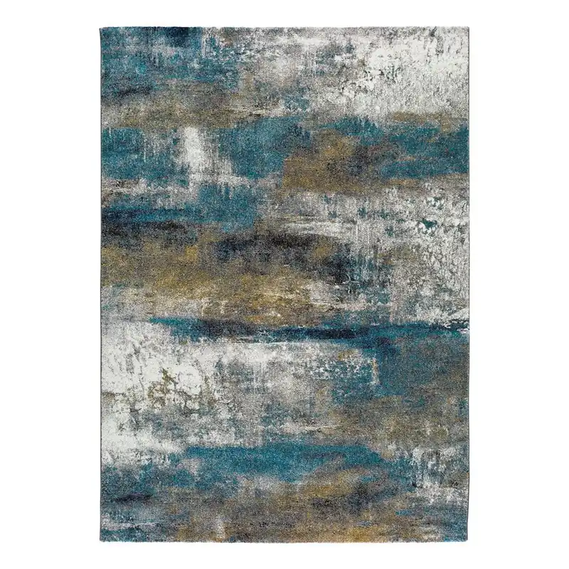 Bezpieczna płatność Niebieski dywan Universal Kalia Abstract, 140x200 cm Bonami