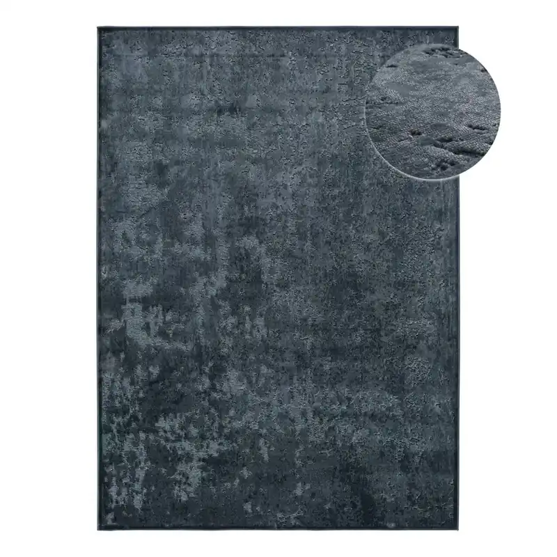 Kup online Niebieski dywan z wiskozy Universal Margot Azul, 140x200 cm Bonami