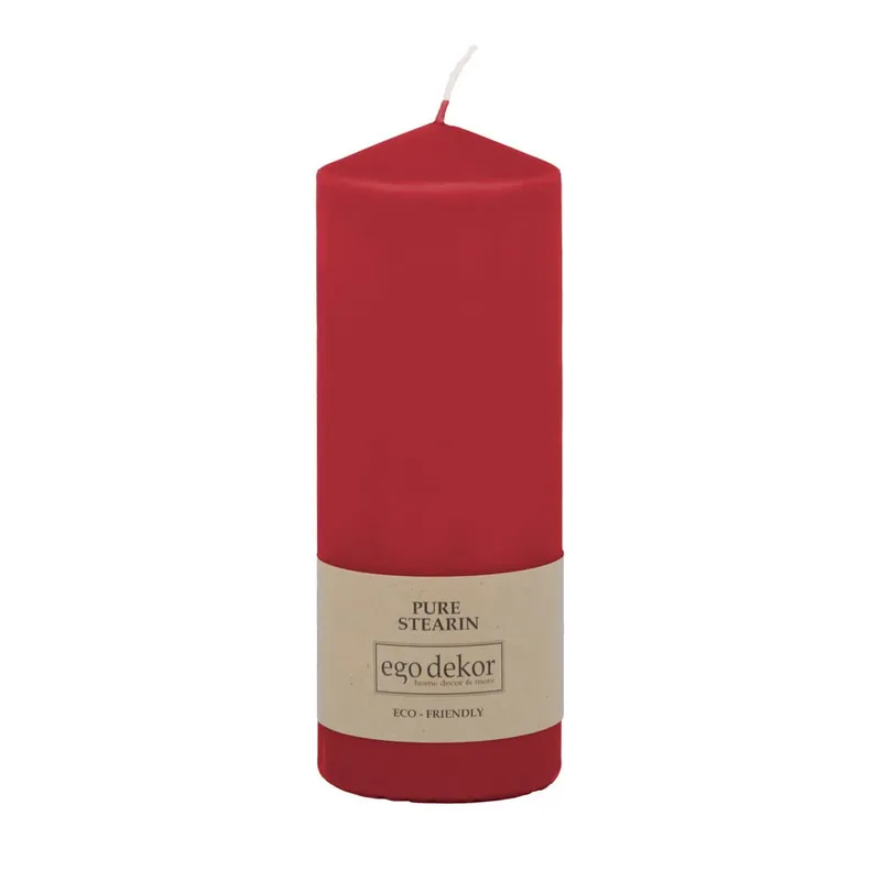 Czerwona świeczka Eco candles by Ego dekor Top, 50 h Bonami Oferta limitowana