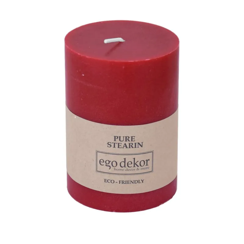 Wybór klientów Czerwona świeczka Eco candles by Ego dekor Friendly, 37 h Bonami