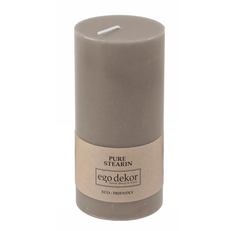 Wysoka jakość Beżowobrązowa świeczka Eco candles by Ego dekor Friendly, 50 h Bonami