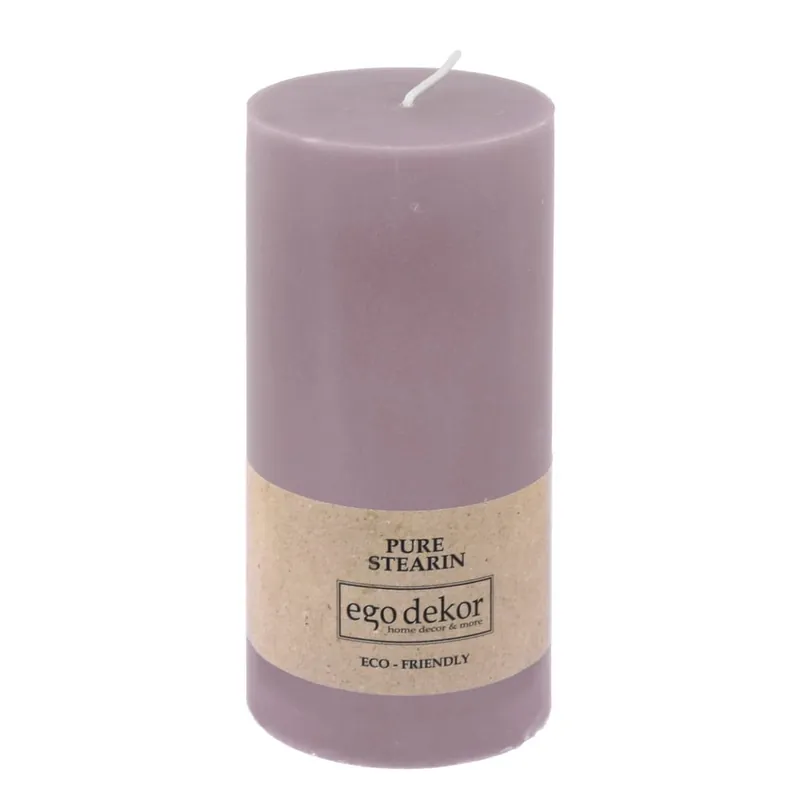Taniej Fioletowa świeczka Eco candles by Ego dekor Friendly, 50 h Bonami