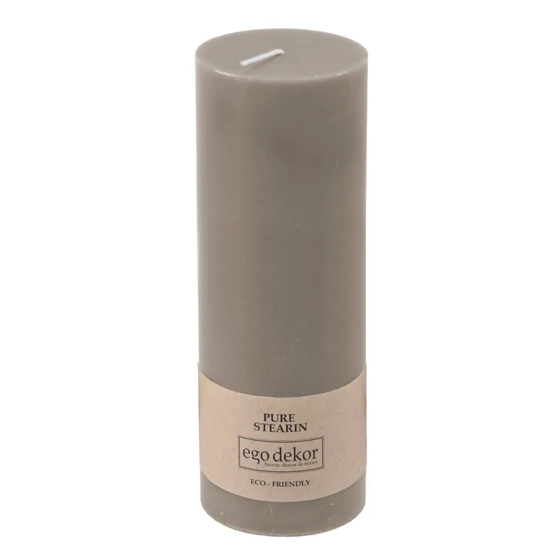 Darmowy zwrot Beżowobrązowa świeczka Eco candles by Ego dekor Friendly, 60 h Bonami
