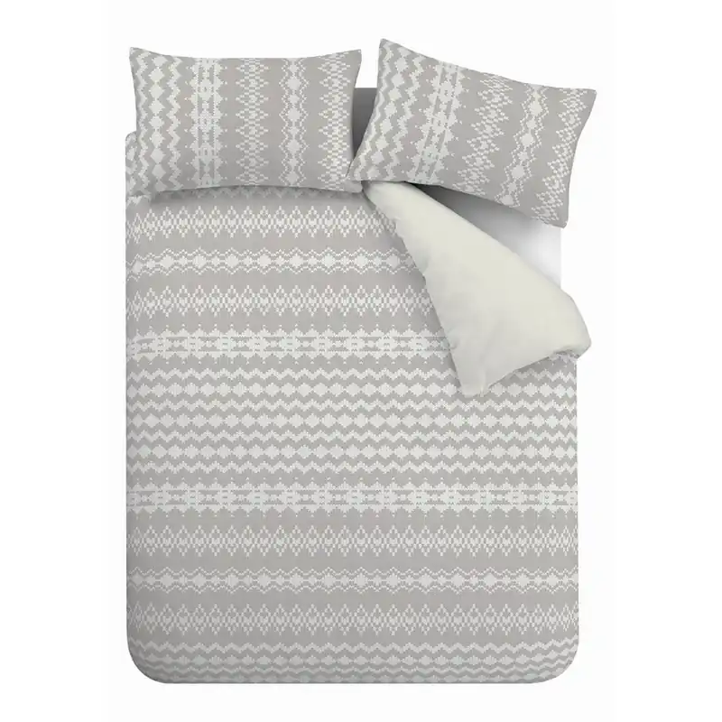 Oferta czasowa Szara pościel polarowa 200x200 cm Alpine – Catherine Lansfield Bonami