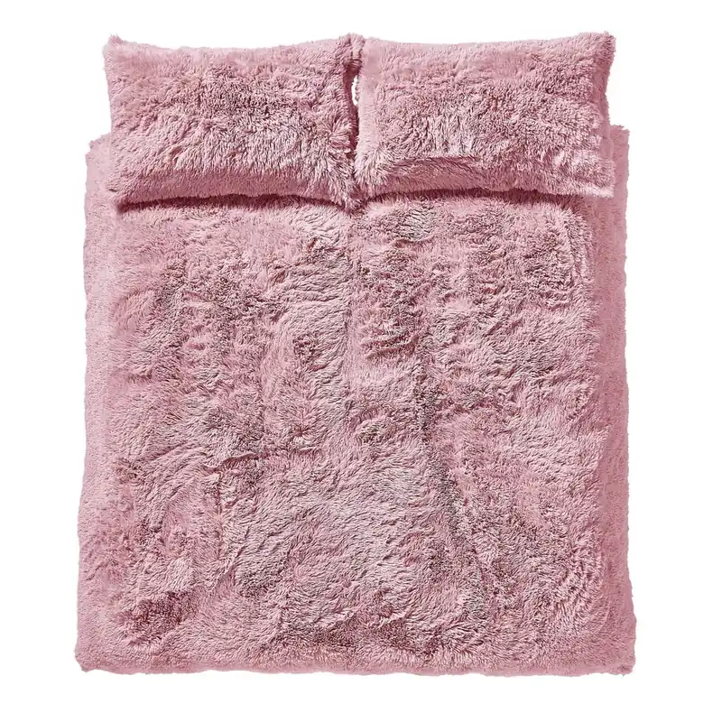 Niska cena Różowa pościel z mikropluszu Catherine Lansfield Cuddly, 135x200 cm Bonami