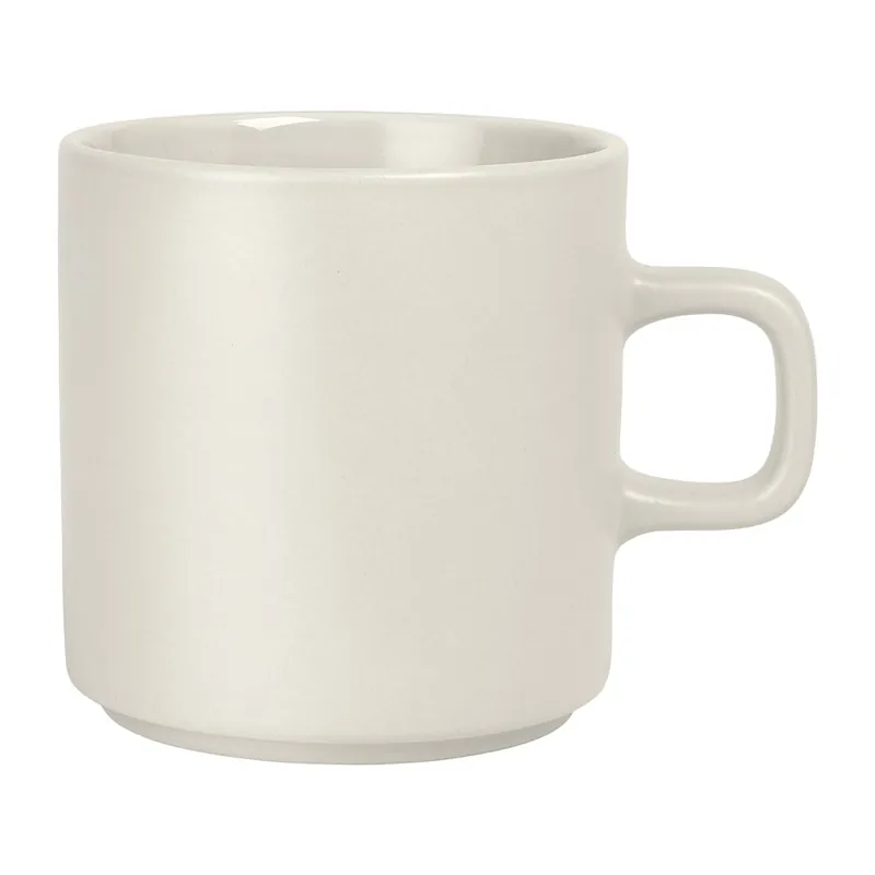 Biały ceramiczny kubek do herbaty Blomus Pilar, 250 ml Bonami Łatwy zwrot