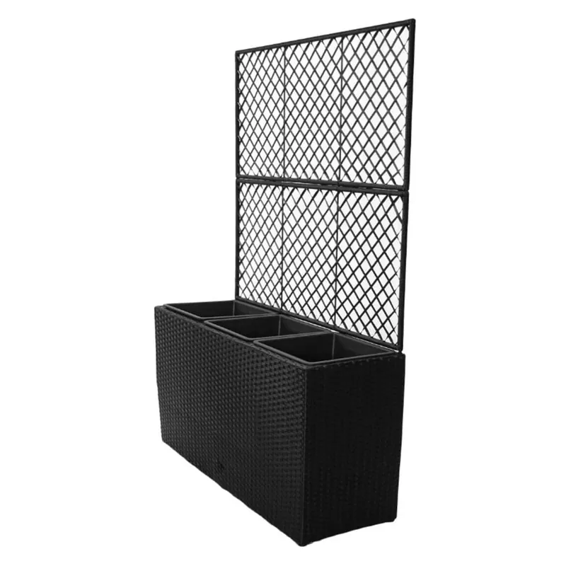 Bezpieczne zakupy Czarna doniczka ogrodowa Bonami Essentials Wall Bonami