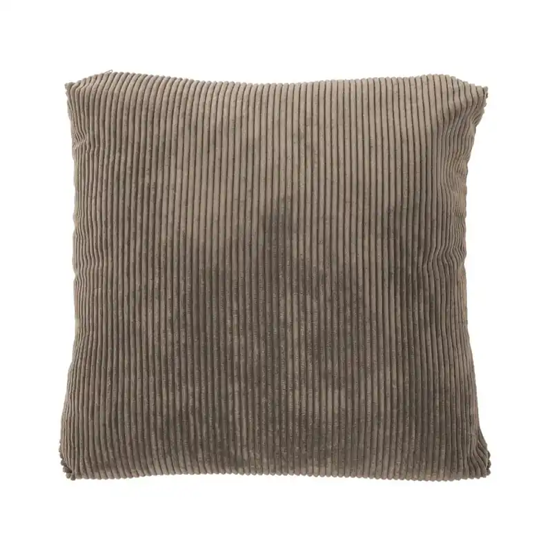 Tylko dziś Brązowa poduszka dekoracyjna Tiseco Home Studio Ribbed, 40x40 cm Bonami