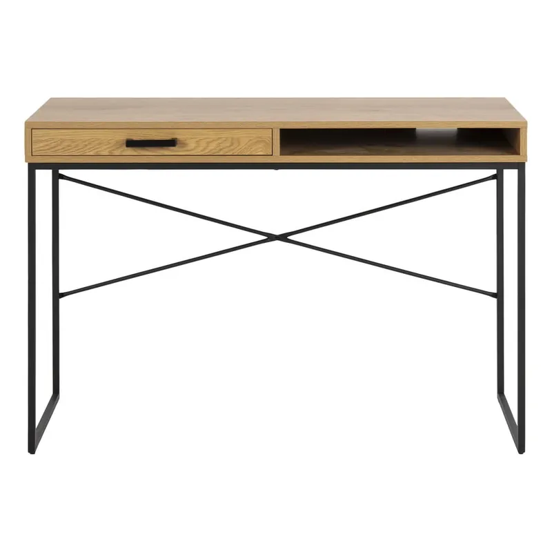 Biurko w dekorze dzikiego dębu Actona, 110x45 cm Bonami Tylko do końca tygodnia