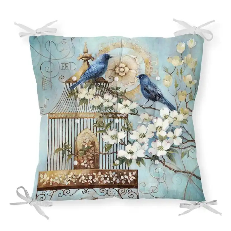 Popularny Poduszka na krzesło Minimalist Cushion Covers Blue Birds, 40x40 cm Bonami