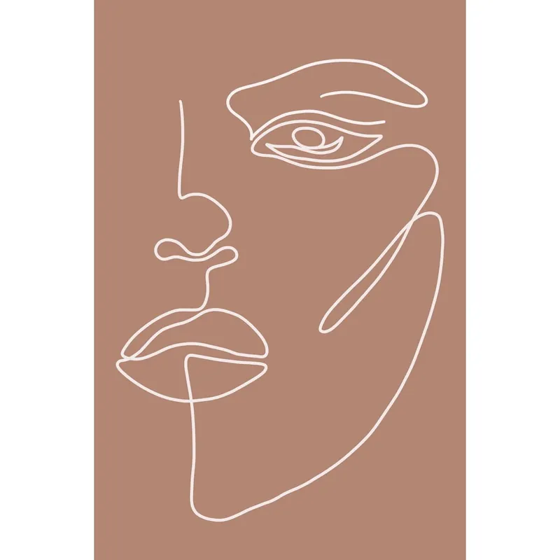 Plakat 29x41 cm Woman Face – Veronika Boulová Bonami Szybka dostawa