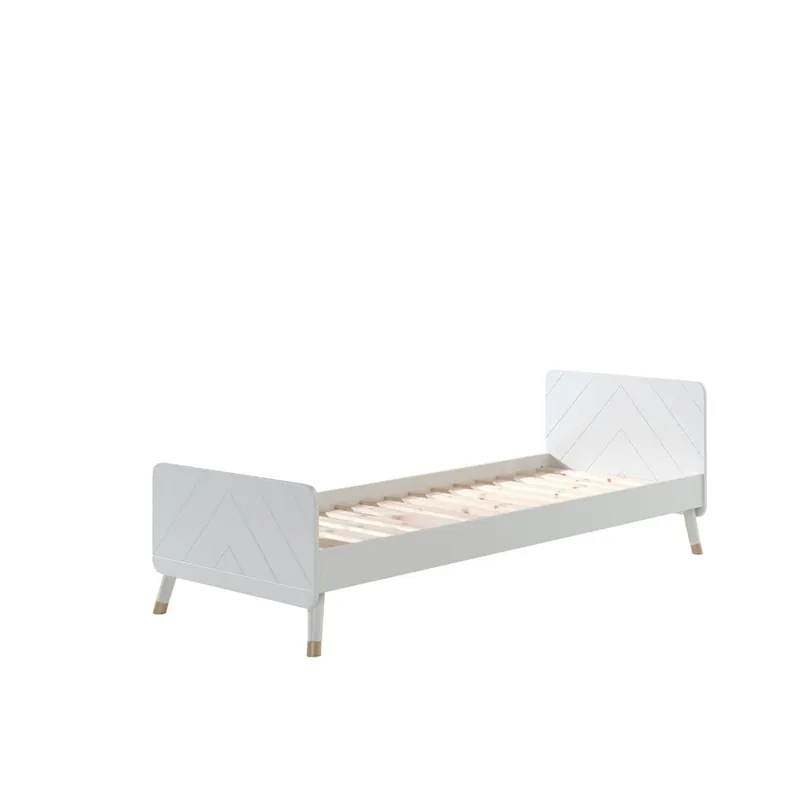Białe łóżko dziecięce z drewna sosnowego Vipack Billy, 90x200 cm Bonami Najlepsza cena