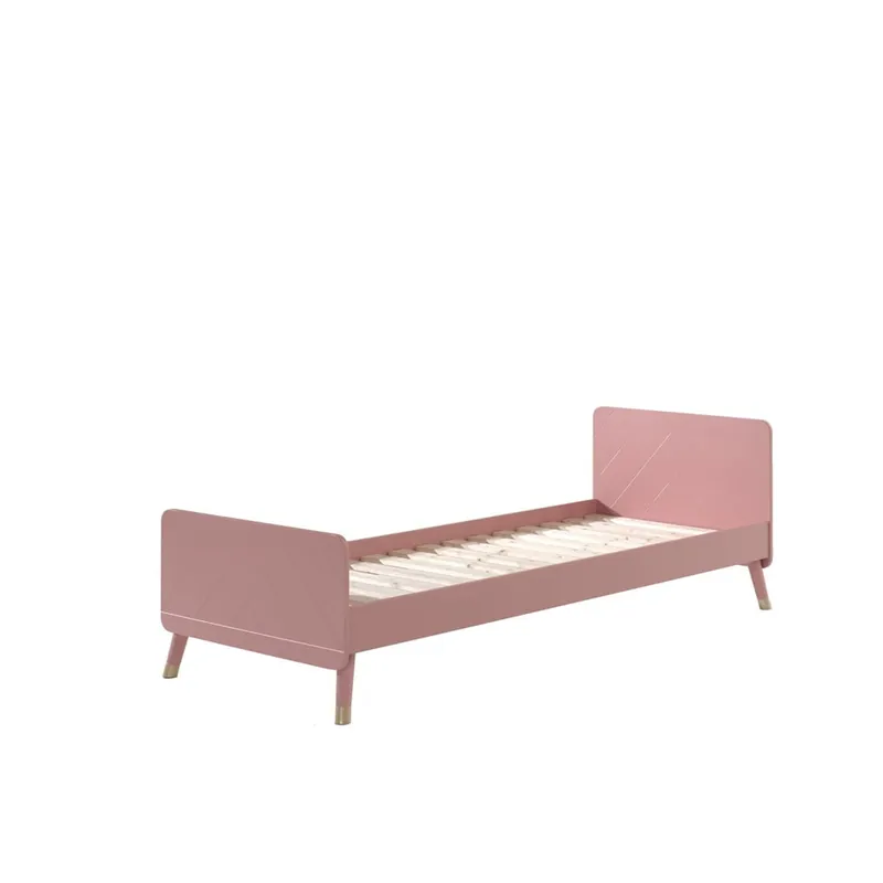 Bestseller Różowe łóżko dziecięce z drewna sosnowego Vipack Billy, 90x200 cm Bonami