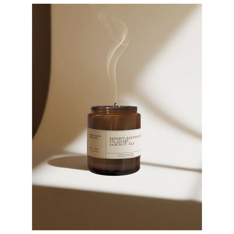 Zapachowa sojowa świeca czas palenia 40 h 46 Bergamot, Jasmine, Opuncia – Perfumed Prague Bonami Tylko dziś