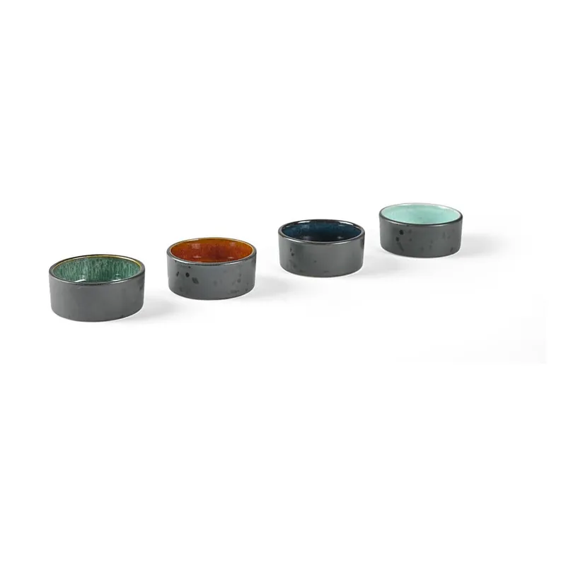 Do wyczerpania zapasów Czarne ceramiczne miski zestaw do serwowania 4 szt. Gastro Black/Mix – Bitz Bonami