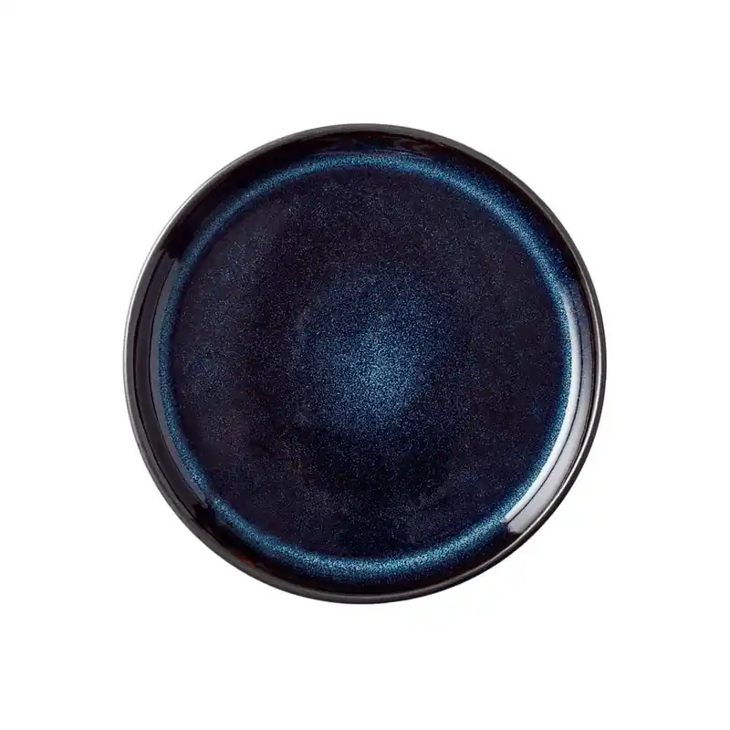 Czarny/niebieski kamionkowy talerz deserowy ø 17 cm Gastro Dark Blue/Black – Bitz Bonami Promocja
