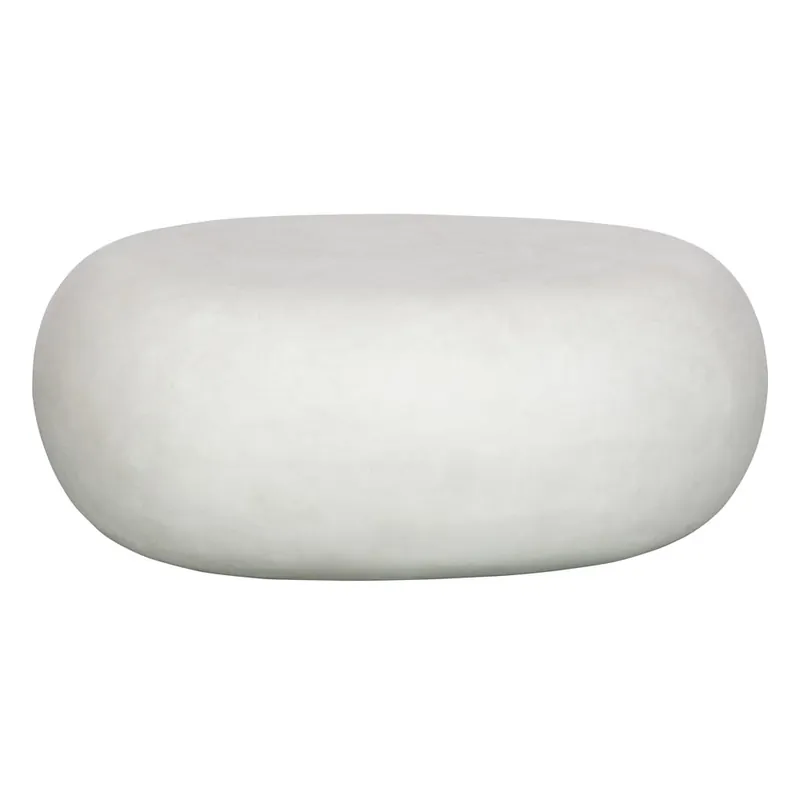 Oferta Biały stolik 49x65 cm Pebble – vtwonen Bonami