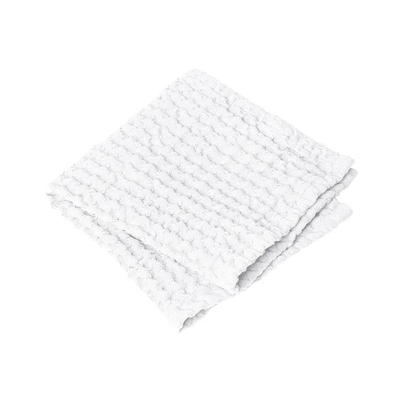 Białe bawełniane ręczniki waflowe zestaw 2 szt. 30x30 cm Caro – Blomus Bonami Tylko do końca tygodnia