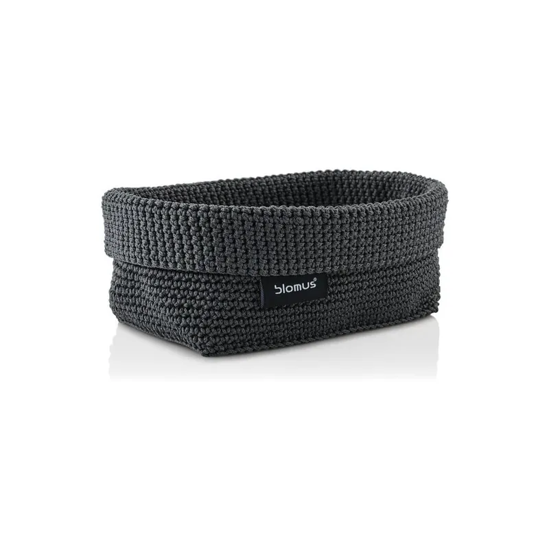 Ciemnoszary koszyk Blomus Rope, 11,5x20 cm Bonami Hit cenowy