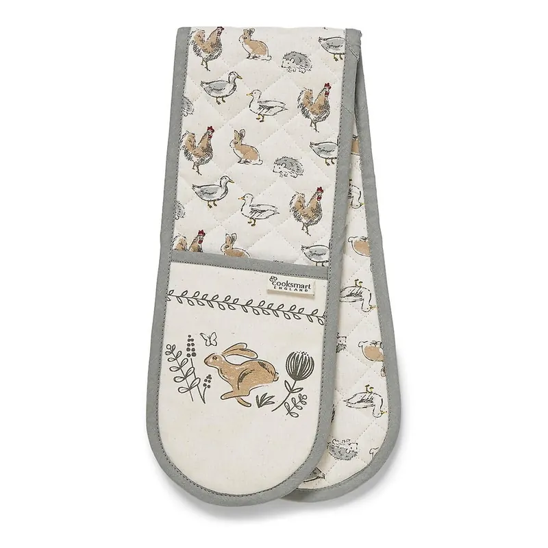 Nie przegap Podwójna bawełniana łapka Cooksmart ®Country Animals Bonami
