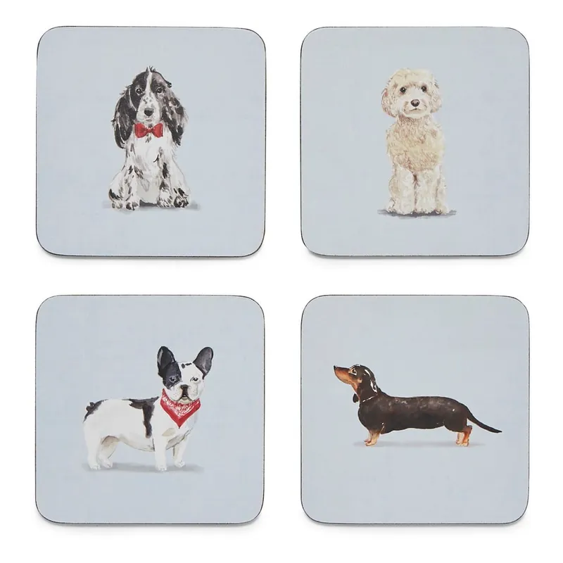 Hit sprzedaży Zestaw 4 podkładek Cooksmart ® Curious Dogs Bonami