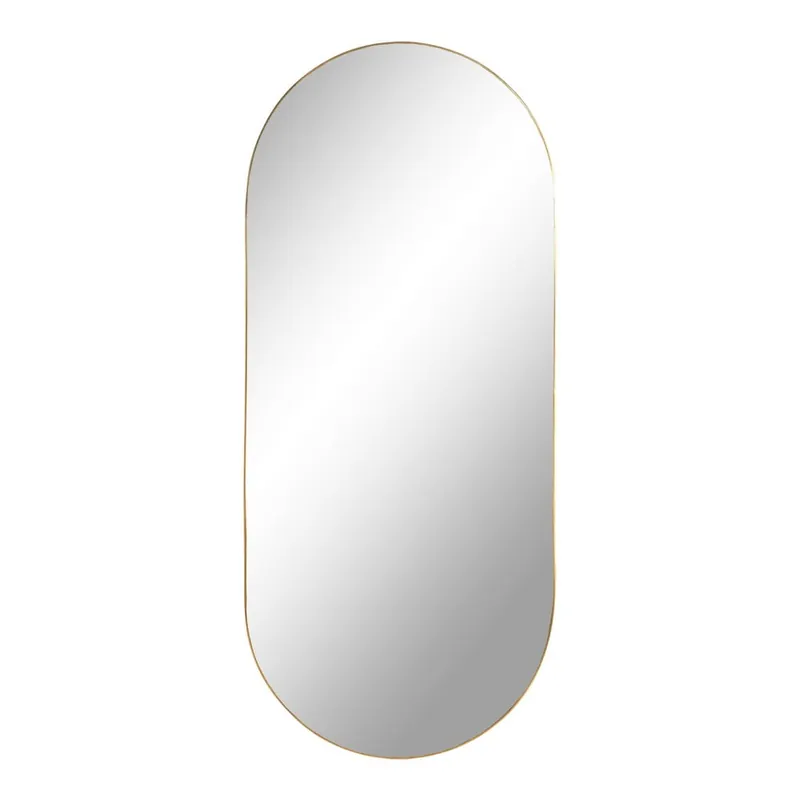 Lustro ścienne z ramą w kolorze złota House Nordic Jersey, 35x80 cm Bonami Taniej